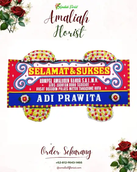 Papan Bunga Ucapan Selamat Cikidangbayabang